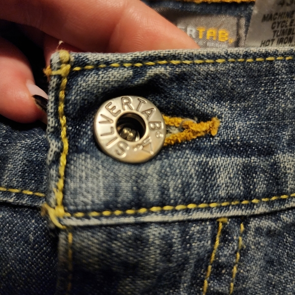 VTG 90'S Y2K Levi's Silvertab Baggy jeans size W40xL32 - Picture 12 of 16